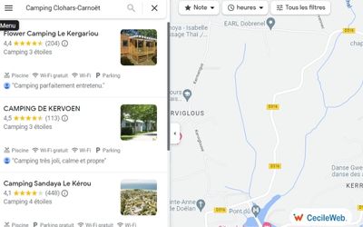 developper visibilite carte google maps